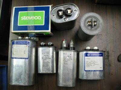 Lot of 7 various capacitors