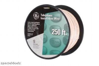 Ge 250 ft phone installation wire - 4 conductor #26339