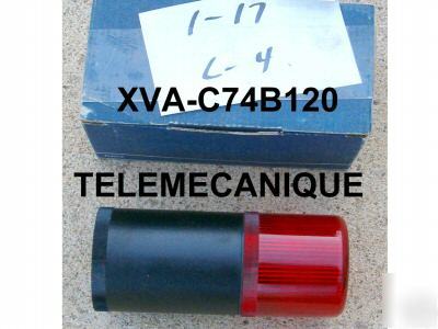 Telemecanique xva-C74B120 red strobe 120 vac 31981 