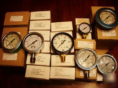 Lot of 20 pressure gauges, haenni, usg, etc