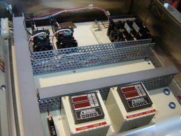 Stainless steel panel w/omega 6001-P2 & ab contactors