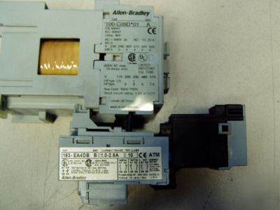Allen bradley contactor w/ overload relay 193-EA4DB