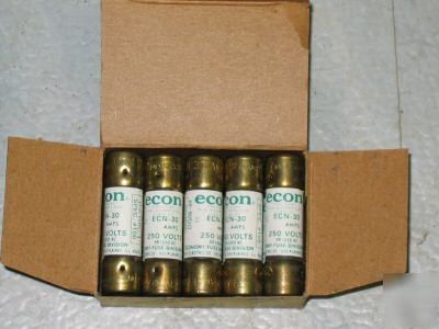Econ K5 30 amp fuses package of 10