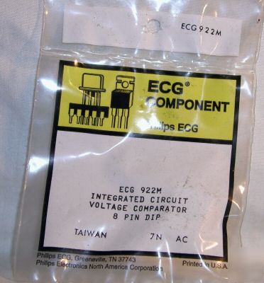 New ECG922M NTE922M voltage comparator surplus