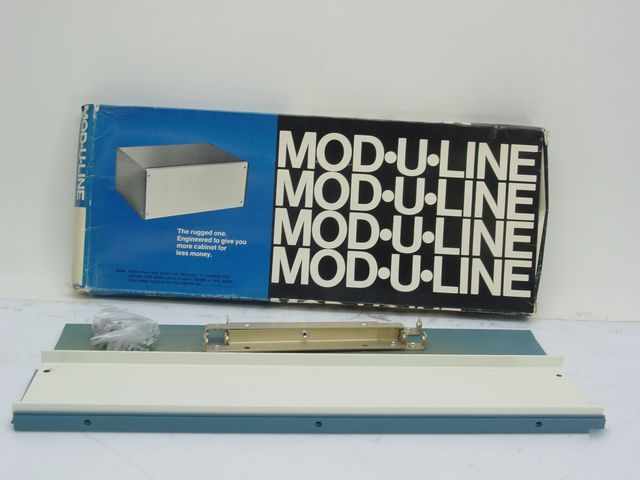 Precision fabrication electronic mod-u-line cabinet