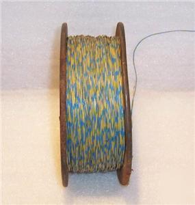 Roll of unused 2 conductor solid copper telephone wire