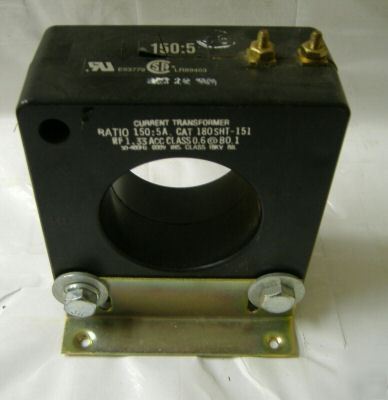 E.i.l instruments current transformer 150:5A 180SHT-151
