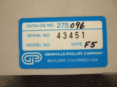 Gp 275 convectron gauge
