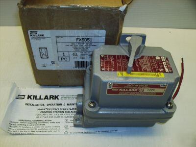 Killark FXSD51 starting switch hazardous location 