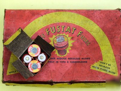 New buss fustat fuses s 20 amp. old stock vintage?