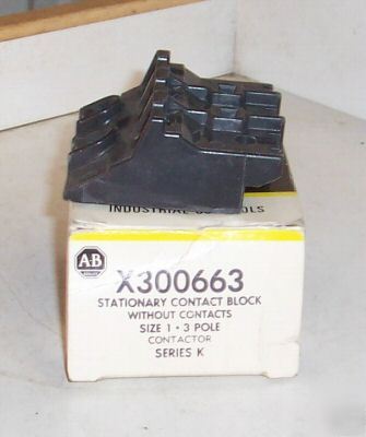 Allen bradley x-300663 contact block X300663