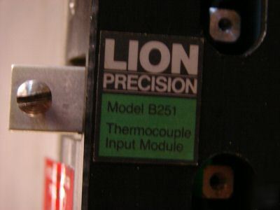 Lion precision controls B251 thermocouple input module