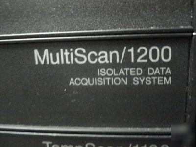 Multiscan 1200 high speed temp voltage process signal 