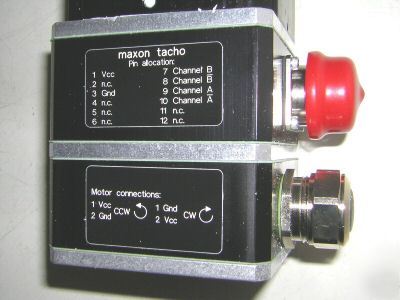 New maxon dc motor re 75 + maxon tacho 250WATT 279054