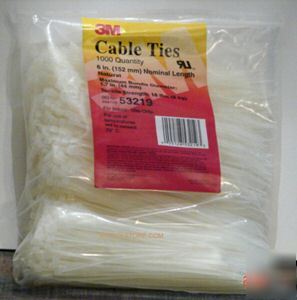 3M 53219 nylon wire/cable ties 2,000 6