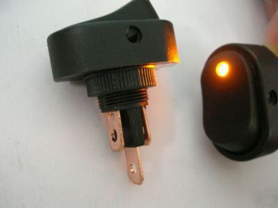 8,car/boat fog yellow light illuminated led switch,Y20D