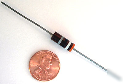 Allen bradley carbon comp resistors 1W 39 ohm 10% (10)