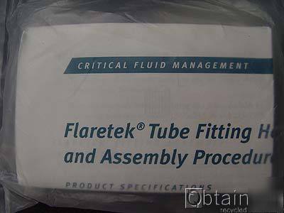 Entegris flaretek tube fitting no. DCC12F-8GN-1