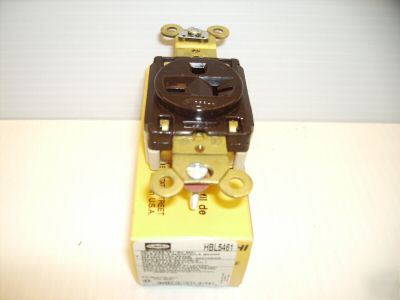 New hubbell receptacle HBL5461 20A 250V 6-20R 5461 