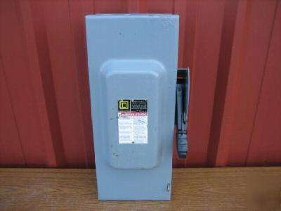 Square d HU363 safety switch 100AMP disconnect 100A F05