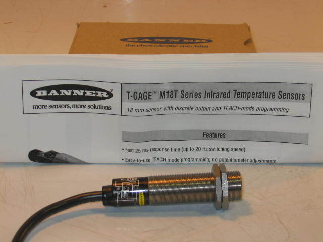 Banner M18T series temperature sensors M18TB8