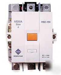 Benshaw iec/nema 600V contactor, size 3, 120V coil