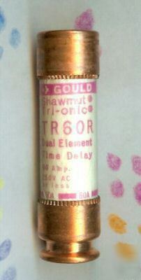New gould shawmut TR60R fuse RK5 60 amp tr-60-r