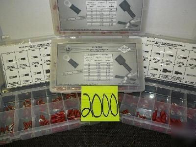 New lawson solderless terminals 22-18 awg 4 boxes - 