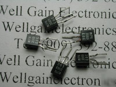 New rohm PN3569 npn transistor 40V.5A to-92 trim lead 