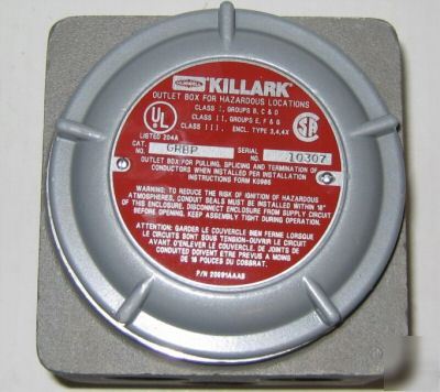 New hubbell killark grbp hazardous location outlet box 
