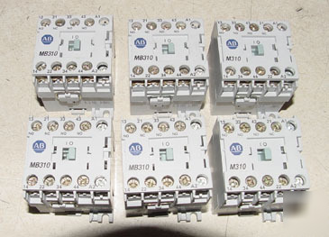 6PC allen bradley 700DC-M310 relay 24VDC coile