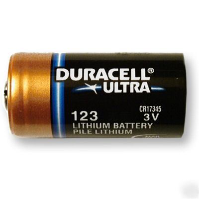 Duracell CR123 wireless sensor 3V 123 lithium batteries