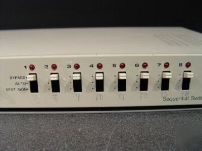 Panasonic wj-sq 508 sequential switcher