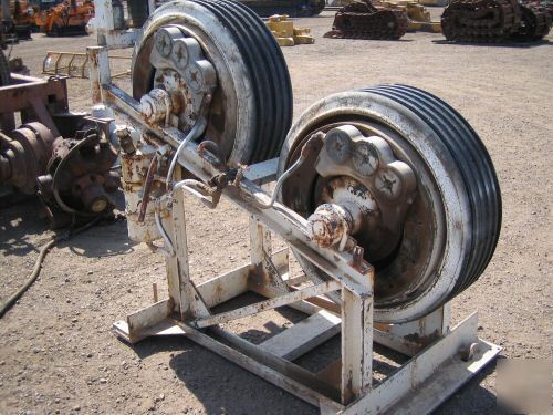 Bull wheel tensioners quantity of 2 electrical cable 