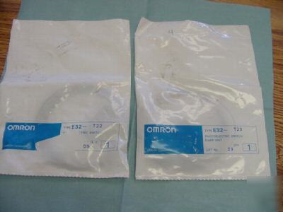 New lot of omron E32-T22 photoelectric switch, qty. 2 <
