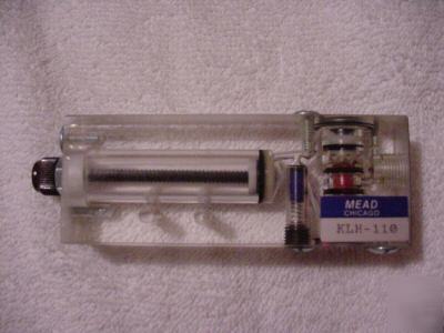 Mead air operated timing delay relay model klc-110
