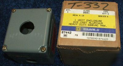 New lot of 2 square d heavy duty control enclosure ky-1