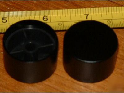 108 satin black finish aluminium knobs 32MM diameter