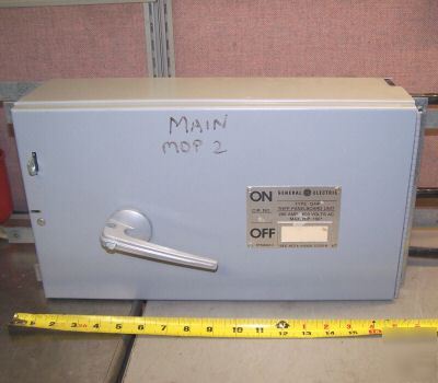 General electric 200 amp fusible type 1 branch switch