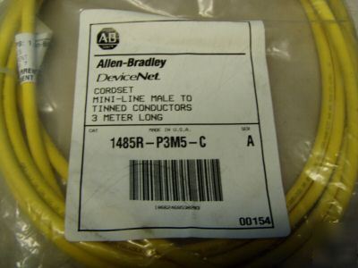 New allen bradley devicenet cordset m/n: 1485R-P3M5-c - 