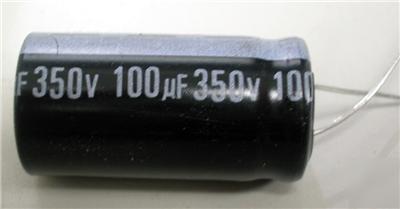 New lot of 10 mallory capacitor 100 mfd 350 vdc in box