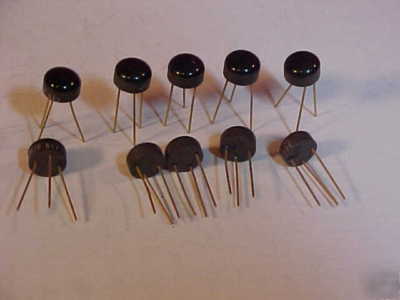 10 vintage 2N3638 silicon pnp collectable transistors 