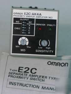New omron E2C-AK4A proximity switch amplifier E2CAK4A 