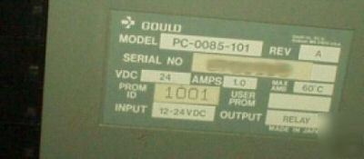 Plc trainer, gould PC0085, complete w/cable & software