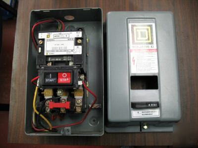 Square d 8536 SBG2 size 0 enclosed starter - 480V coil