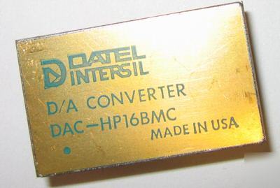 Dac-HP16BMC gold vintage collectible datel intersil dac