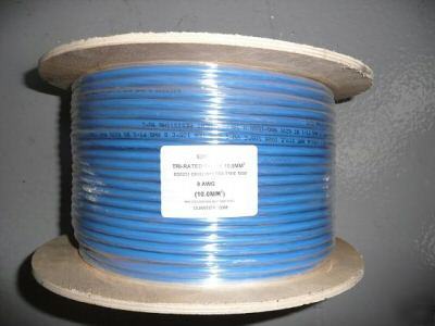 100M tri rated cable 10MM.sq 8 awg - blue