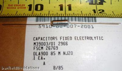 New lot 360 fixed ele capacitors p/n: M39003/01 2966
