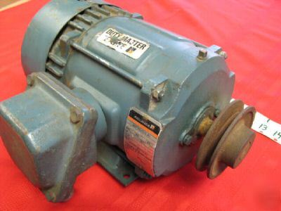 1 hp a/c electric motor 230 460 3 phase reliance hd 