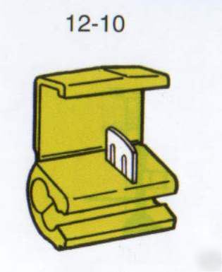 Yellow instant tap connectors 12-10 gauge - lot of 10